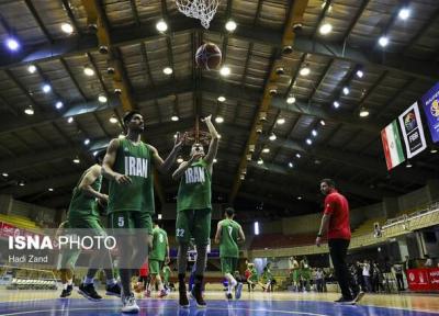 پیروزی تیم ملی بسکتبال ایران مقابل اردن در تورنمنت روسیه