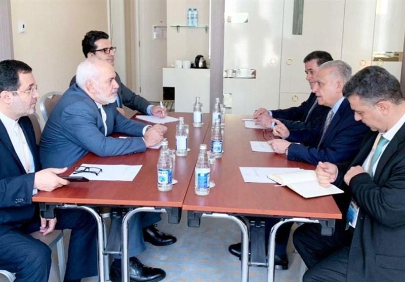 دیدار ظریف با وزرای خارجه عراق و صربستان در باکو