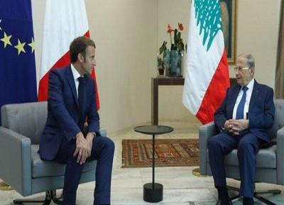 عون و ماکرون درباره تشکیل دولت جدید لبنان رایزنی کردند