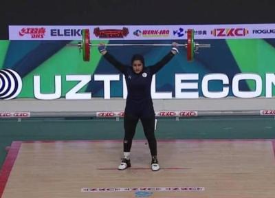 وزنه برداری قهرمانی دنیا، یکتا جمالی در یک ضرب رکورد ایران را شکست