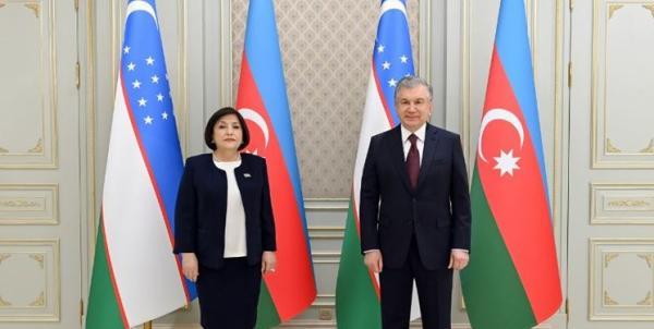 رئیس مجلس آذربایجان با رئیس جمهور ازبکستان در تاشکند ملاقات کرد