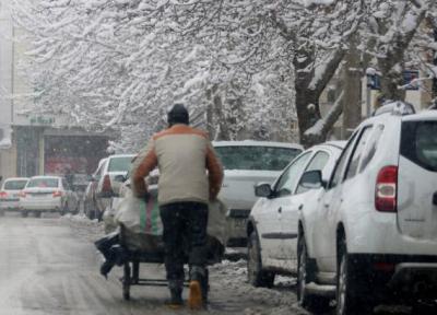 کولاک برف و وزش باد شدید در 15 استان کشور