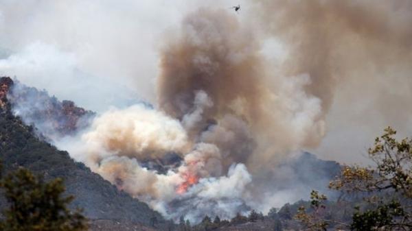 توسعه آتش سوزی جنگلی در کالیفرنیا