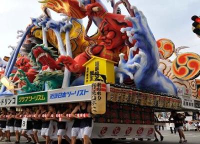 نمایش بزرگ فانوس های کاغذی در ژاپن ، نبوتا ماتسوری (Nebuta Matsuri) در آئوموری