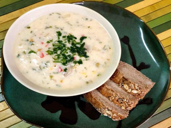 طرز تهیه سوپ خامه ای تبریزی ، ساده ترین سوپ مجلسی در 10 قدم